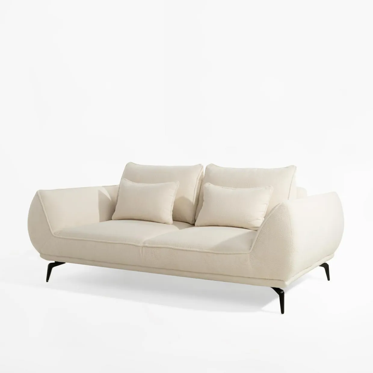 Sofa 2-osobowa kremowa CAVO