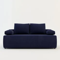 Sofa 3-osobowa niebieska DELPO