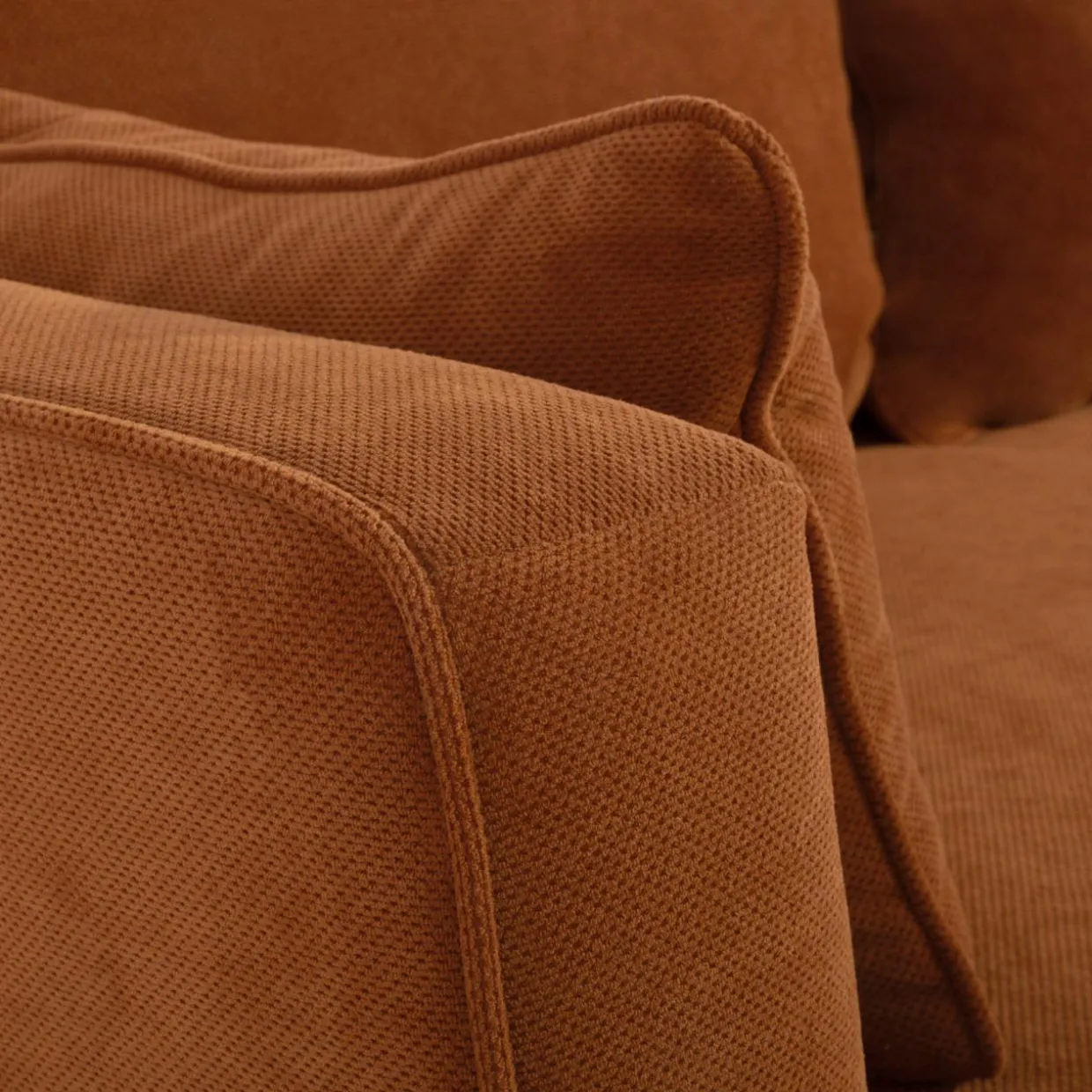 Sofa 3-osobowa pomarańczowa ANDORA
