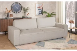 Sofa 3-osobowa rozkładana SPARK popielata