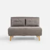 Sofa 2-osobowa szara LAVILLA