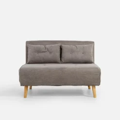 Sofa 2-osobowa szara LAVILLA