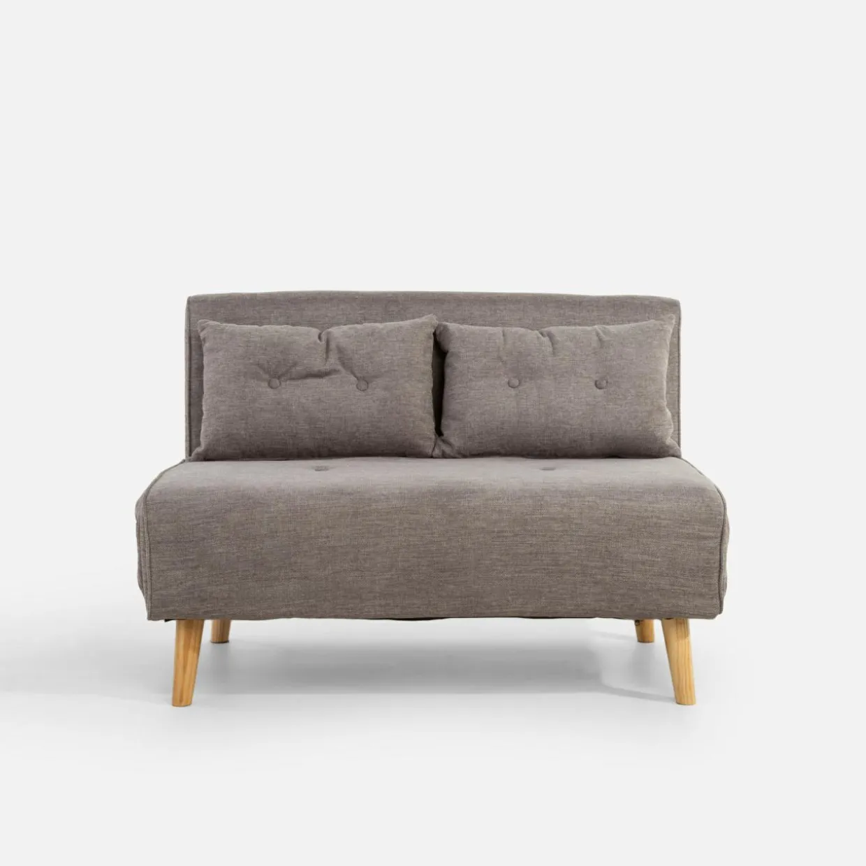 Sofa 2-osobowa szara LAVILLA