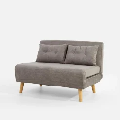Sofa 2-osobowa szara LAVILLA