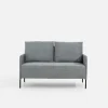 Sofa 2-osobowa szara MANILI