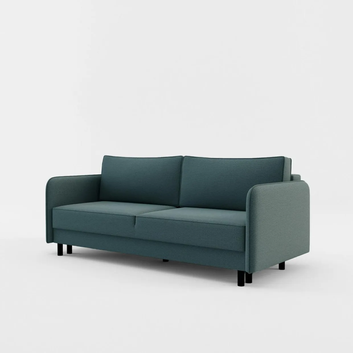 Sofa 3-osobowa szaroniebieska BRUNO