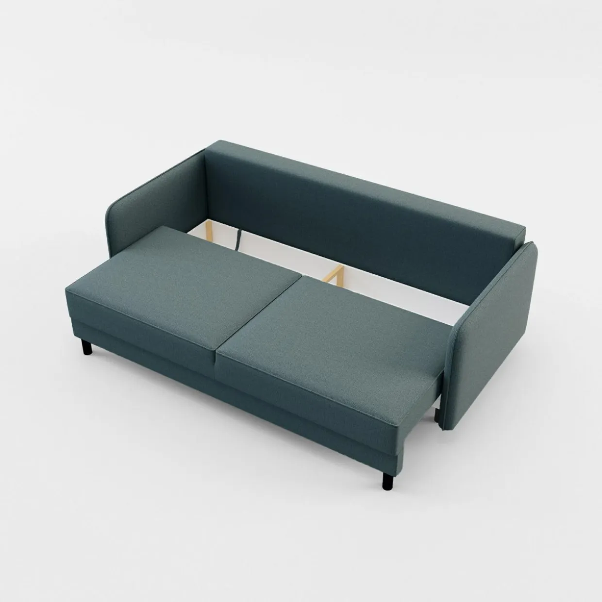 Sofa 3-osobowa szaroniebieska BRUNO