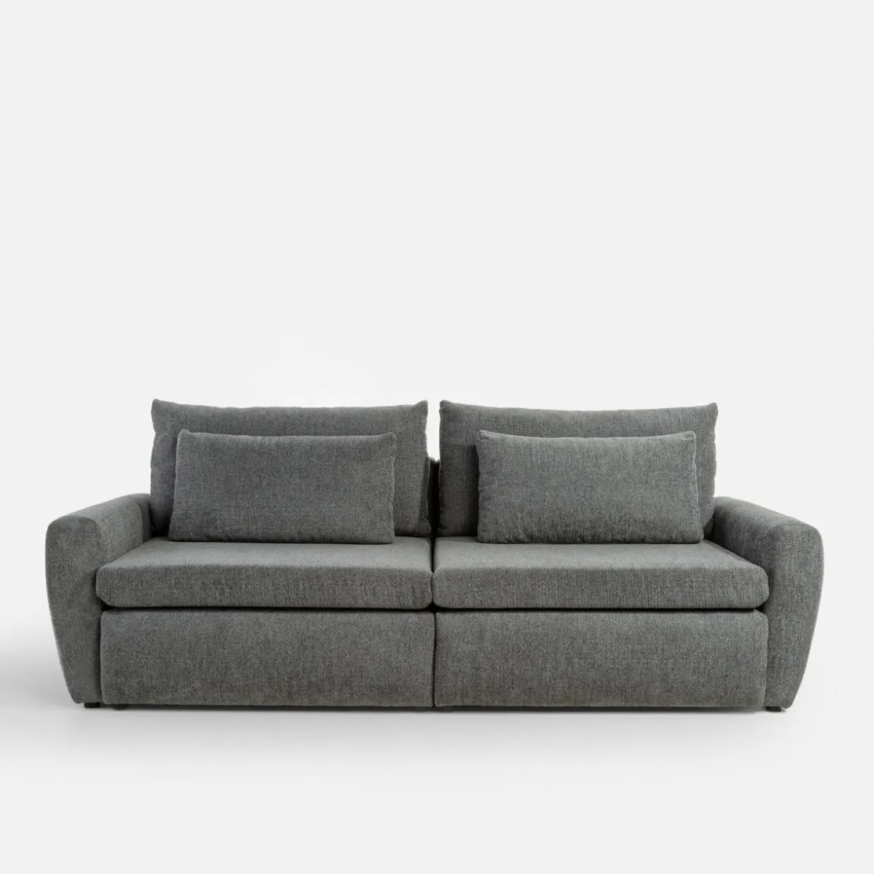Sofa 3-osobowa szaroniebieska MEVI