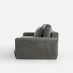 Sofa 3-osobowa szaroniebieska MEVI