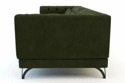 Sofa pikowana oliwkowa TOTTI