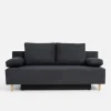 Sofa rozkładana antracyt TREVISO