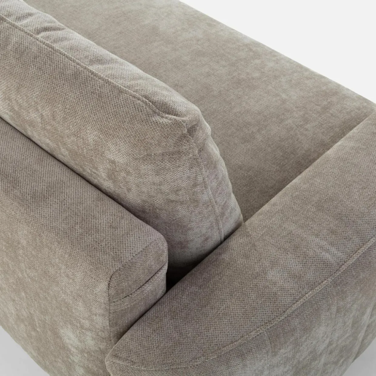 Sofa rozkładana beżowa HUGGY