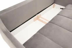 Sofa rozkładana beżowa 3-osobowa ETNA