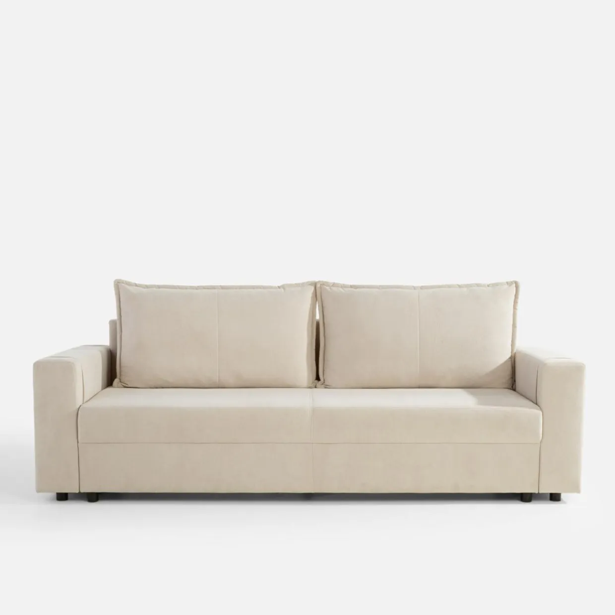 Sofa rozkładana beżowa POGI