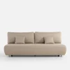 Sofa rozkładana beżowa STAR