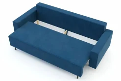 Sofa rozkładana ciemnoniebieska KAMALA