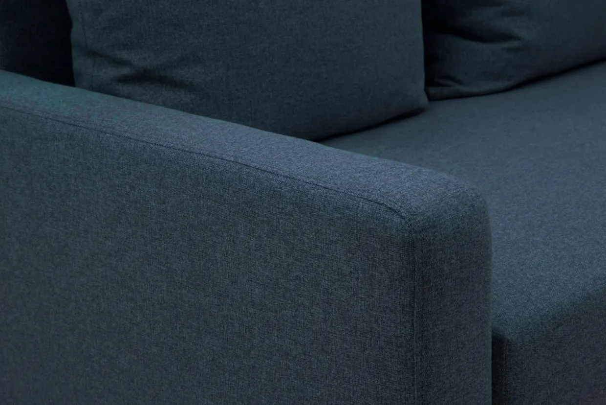 Sofa rozkładana ciemnoniebieska KELLY