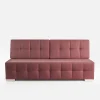 Sofa rozkładana ciemnoróżowa LILI