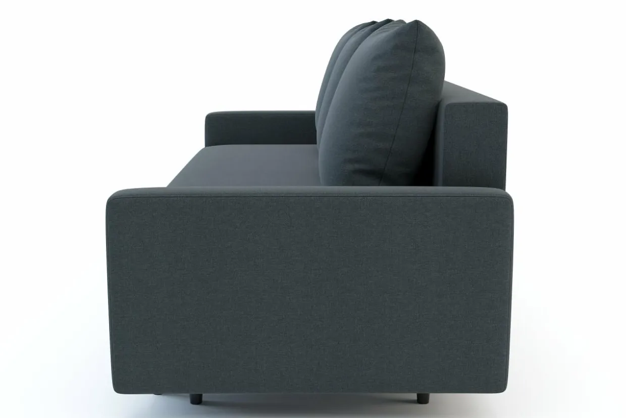 Sofa rozkładana ciemnoszara KELLY