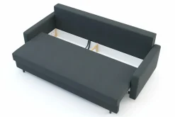 Sofa rozkładana ciemnoszara KELLY