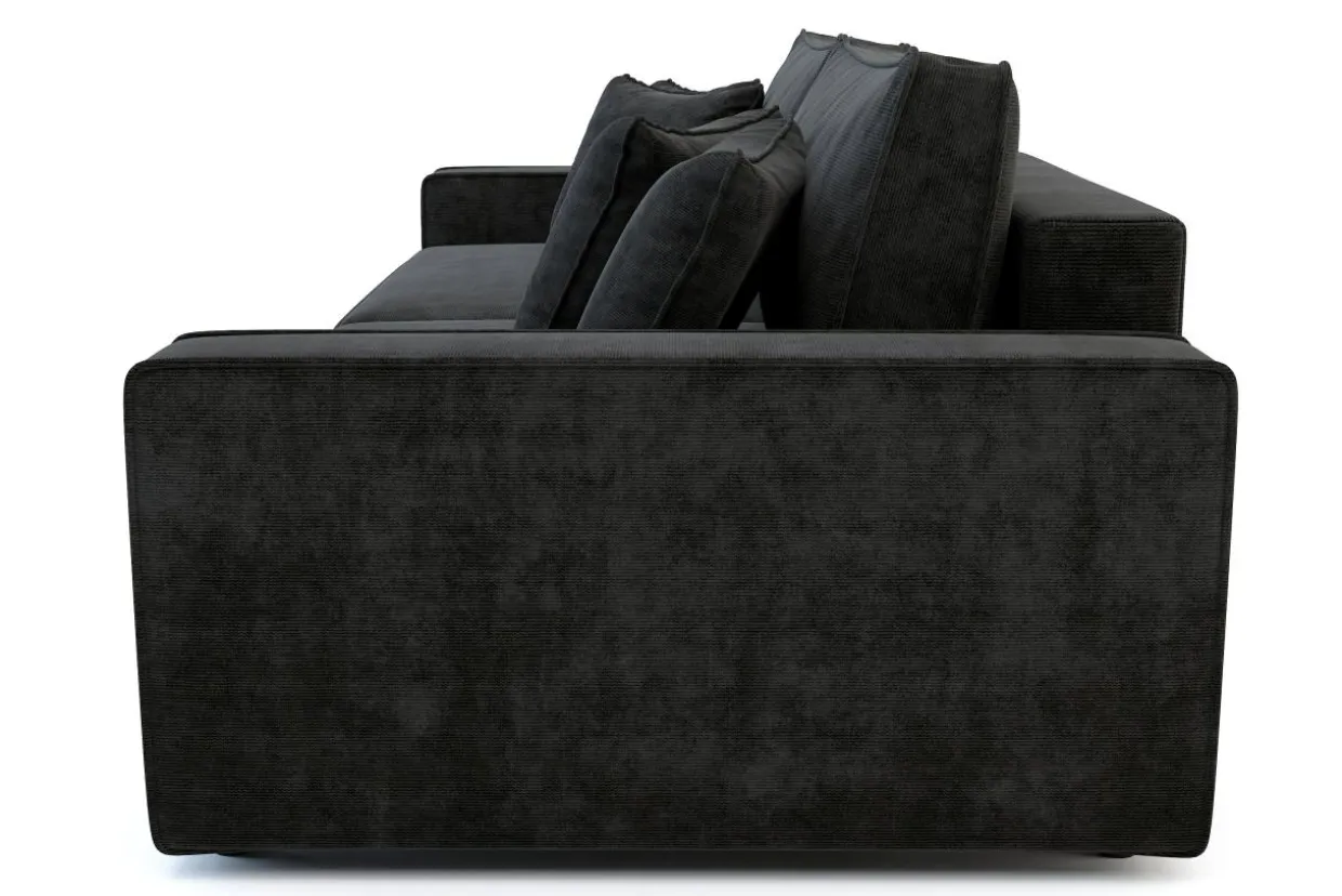 Sofa rozkładana czarna MARKOS