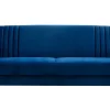 Sofa rozkładana granatowa PORTO