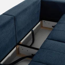 Sofa rozkładana granatowa CORTONA