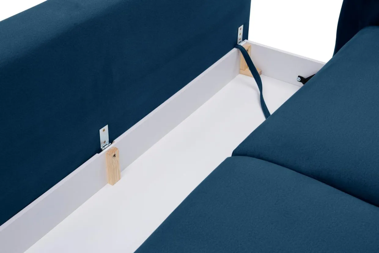 Sofa rozkładana granatowa MIDORI