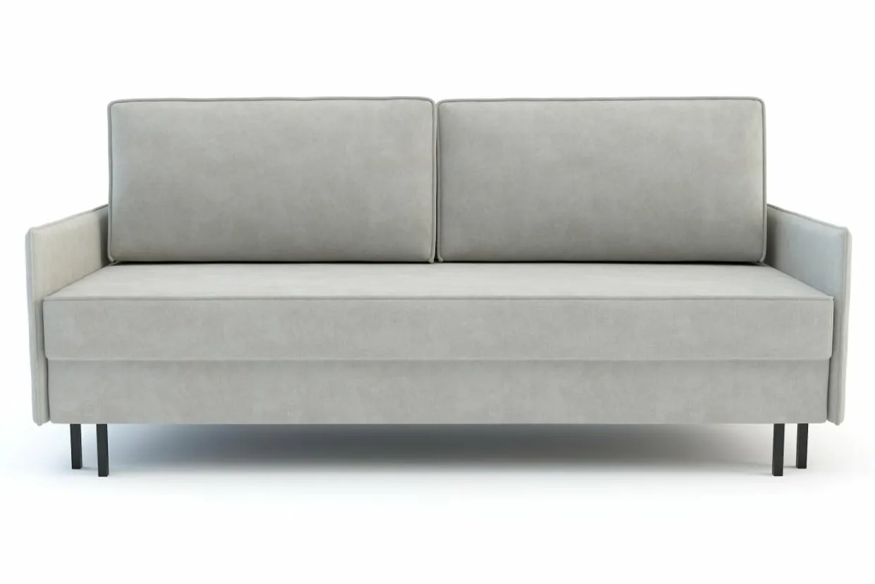 Sofa rozkładana jasnobeżowa NELLY