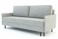 Sofa rozkładana jasnobeżowa NELLY
