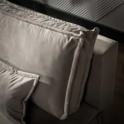 Sofa rozkładana jasnoszara DUE