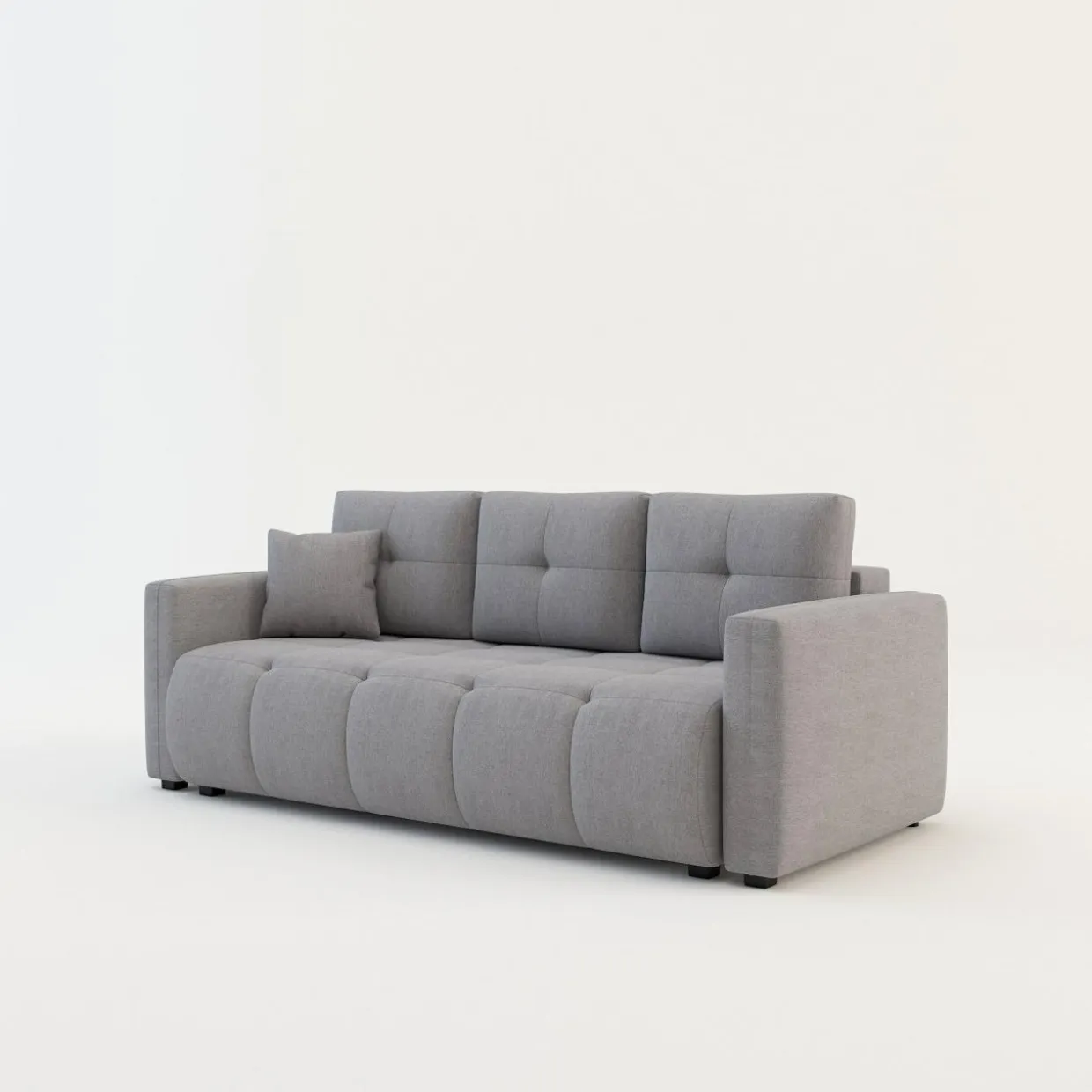 Sofa rozkładana jasnoszara ARDEA