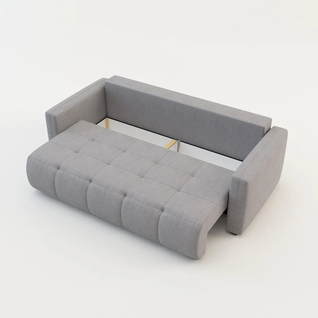 Sofa rozkładana jasnoszara ARDEA
