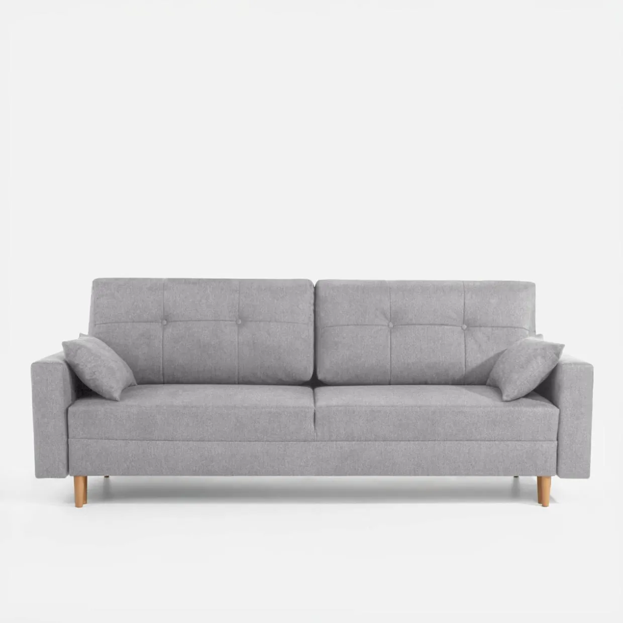 Sofa rozkładana jasnoszara MOSKA