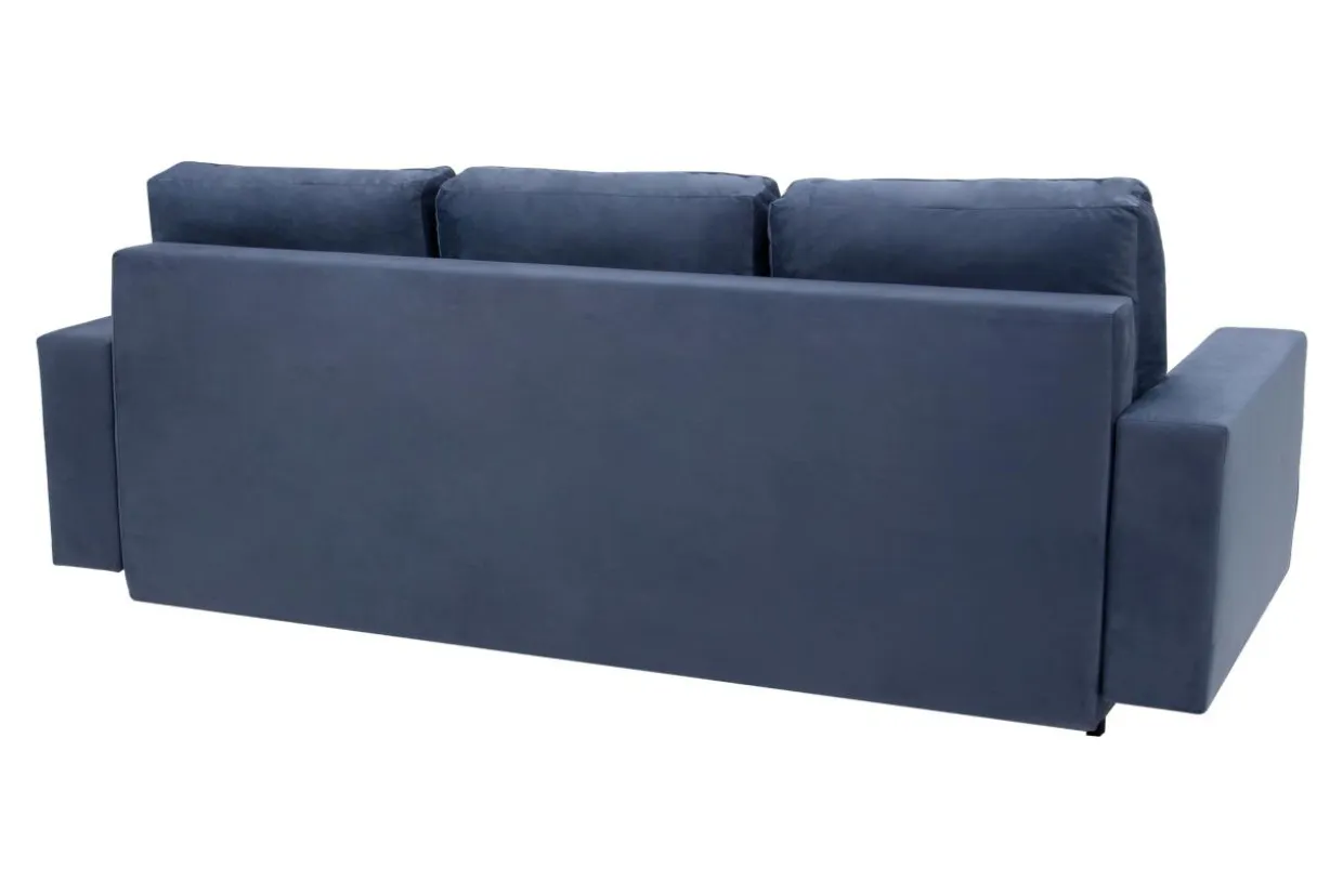 Sofa rozkładana niebieska KAMALA