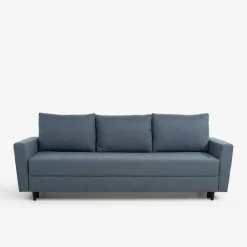 Sofa rozkładana niebieska STACY