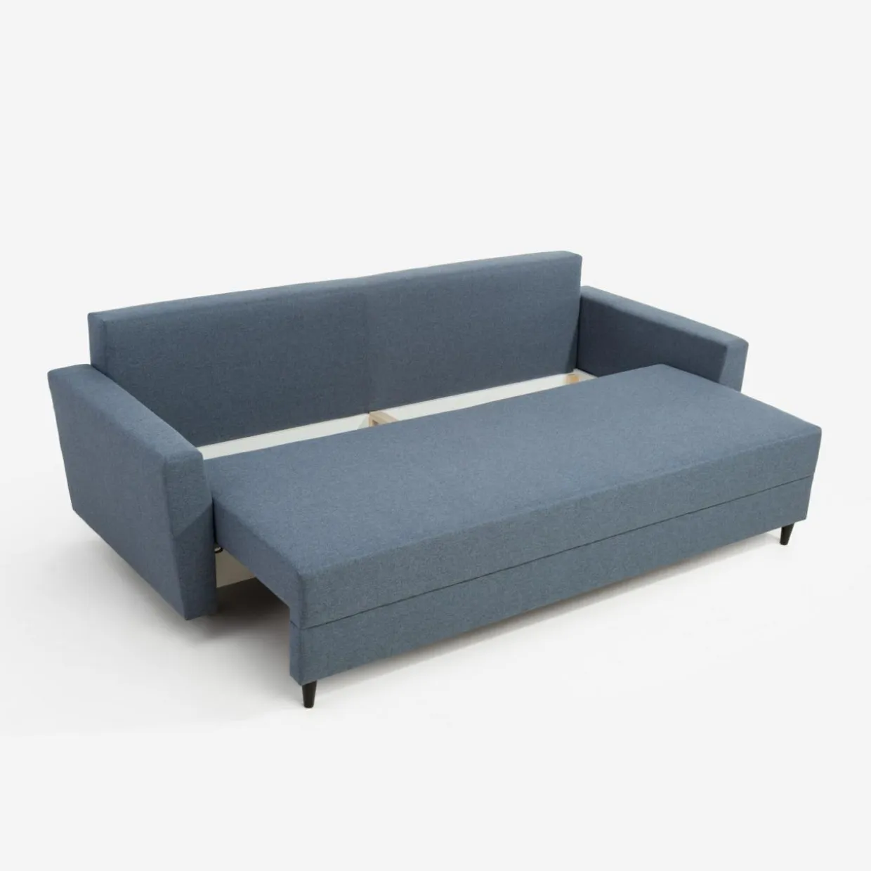 Sofa rozkładana niebieska STACY