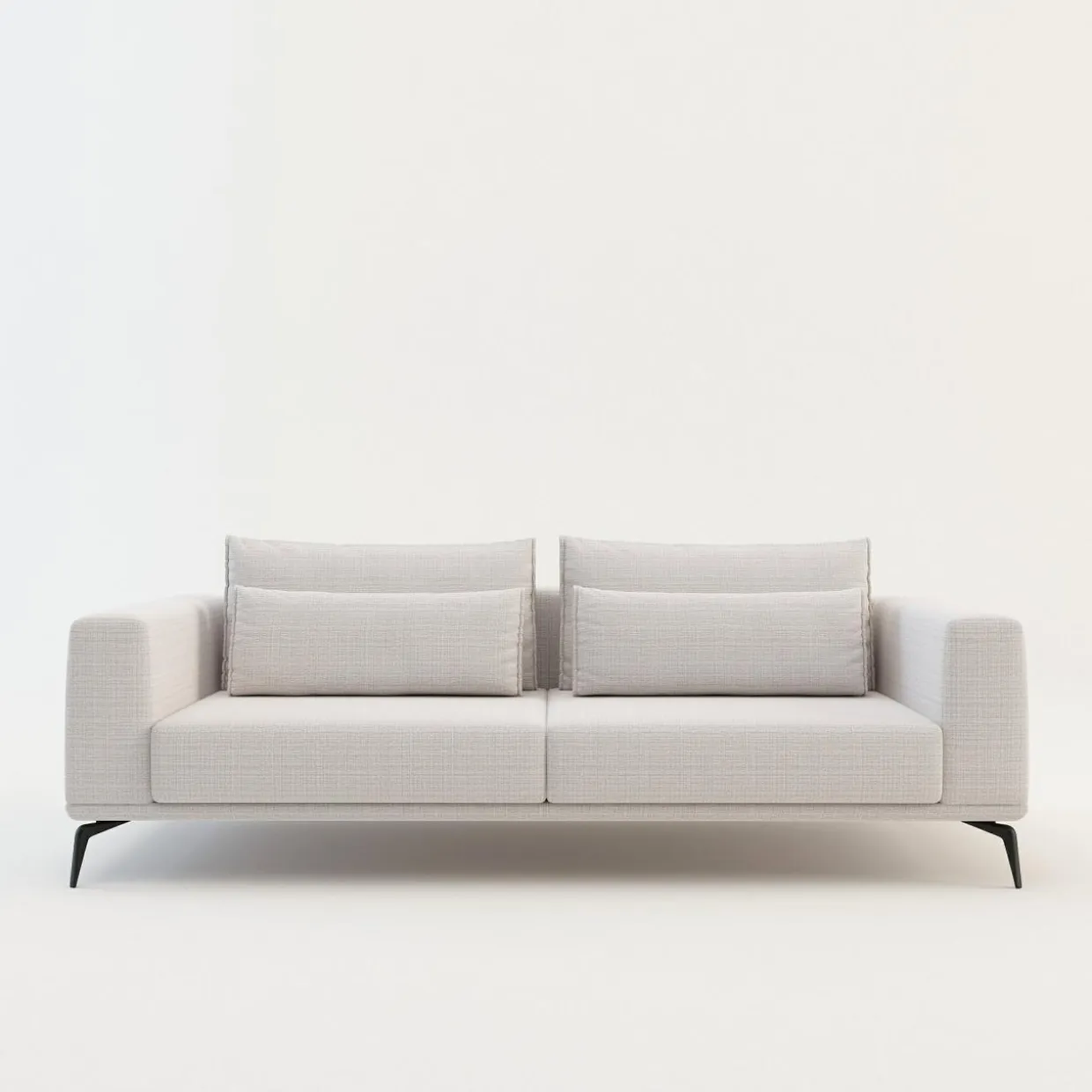 Sofa rozkładana 3-osobowa beżowa AVIGNON