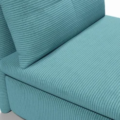 Sofa rozkładana 1-osobowa błękitna ELIAS I