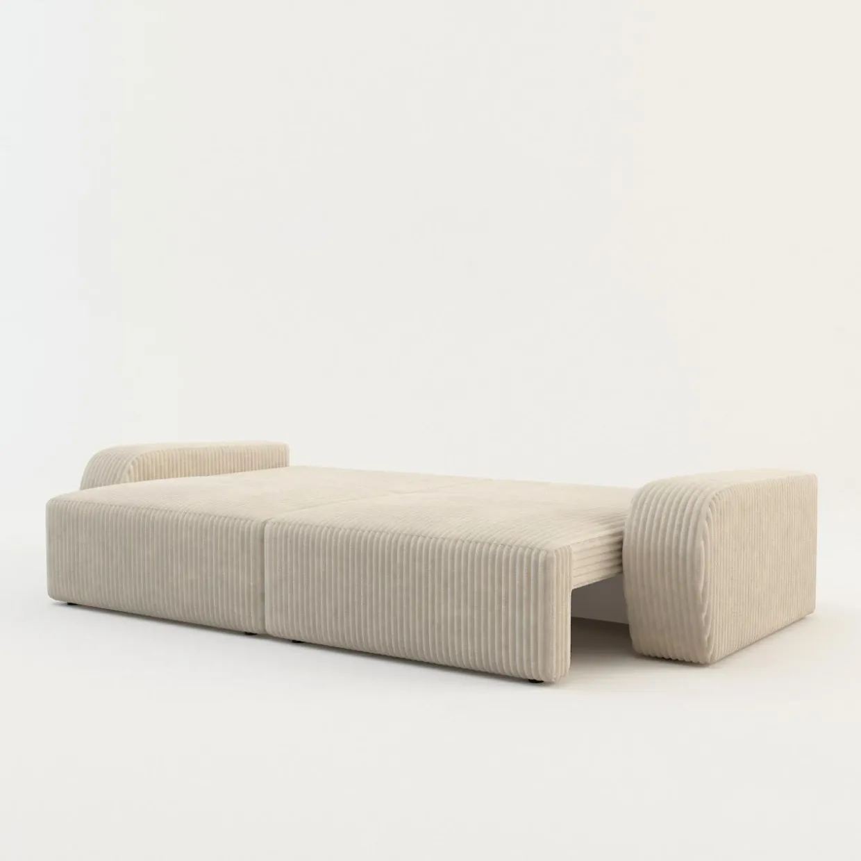 Sofa rozkładana 4-osobowa CAPPA kremowa