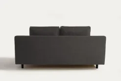 Sofa rozkładana 3-osobowa ciemnoszara ARIEL