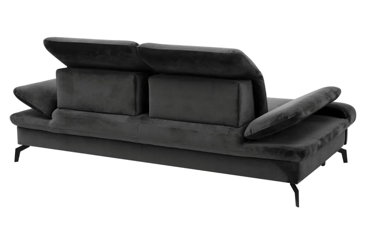 Sofa rozkładana 3-osobowa FIJI grafitowa