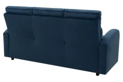 Sofa rozkładana 3-osobowa granatowa SWELL