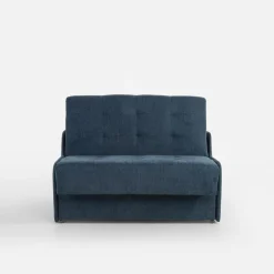 Sofa rozkładana 2-osobowa granatowa MATI II