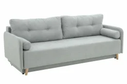 Sofa rozkładana 3-osobowa jasnoszara TAMPA