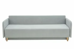 Sofa rozkładana 3-osobowa jasnoszara TAMPA