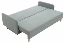 Sofa rozkładana 3-osobowa jasnoszara TAMPA