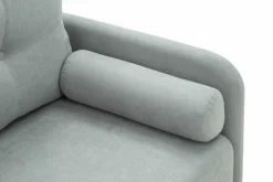 Sofa rozkładana 3-osobowa jasnoszara TAMPA