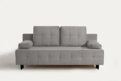 Sofa rozkładana 3-osobowa jasnoszara ARIEL