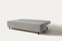 Sofa rozkładana 3-osobowa jasnoszara ARIEL